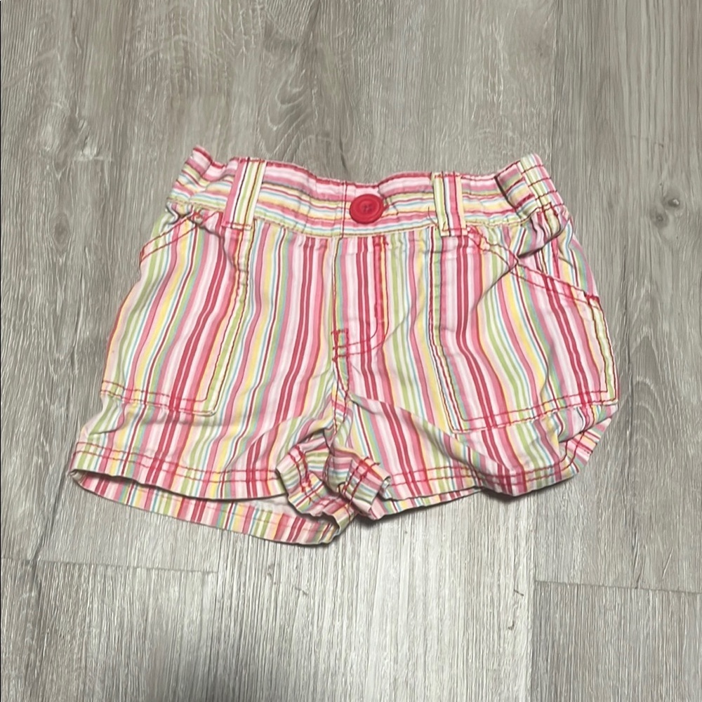 Circo Colorful Striped Kids Shorts 5T